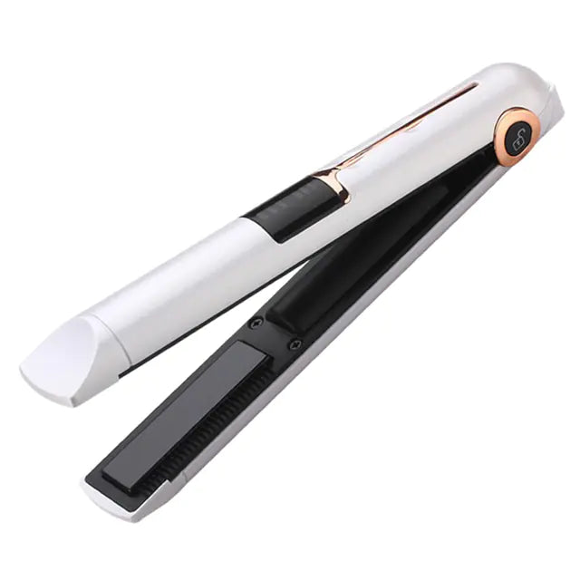Portable USB Rechargeable Hair Straightener and Curler