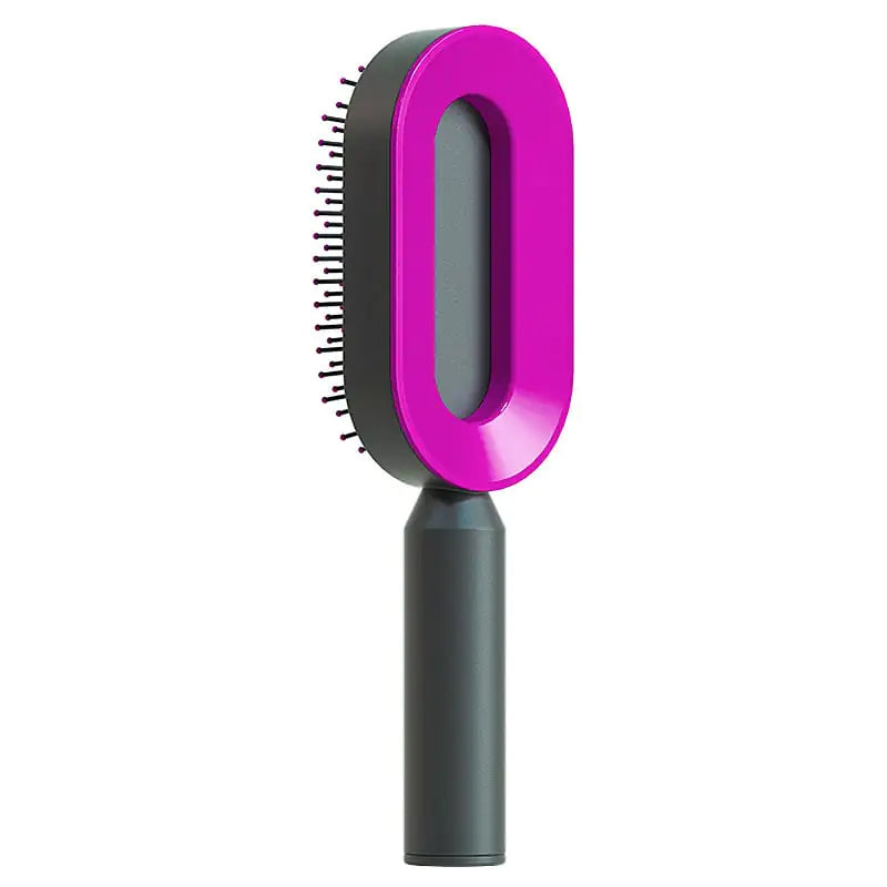 Self-Cleaning Hair Brush with Airbag Massage Scalp Comb