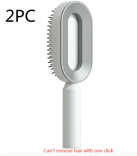 Self-Cleaning Hair Brush with Airbag Massage Scalp Comb
